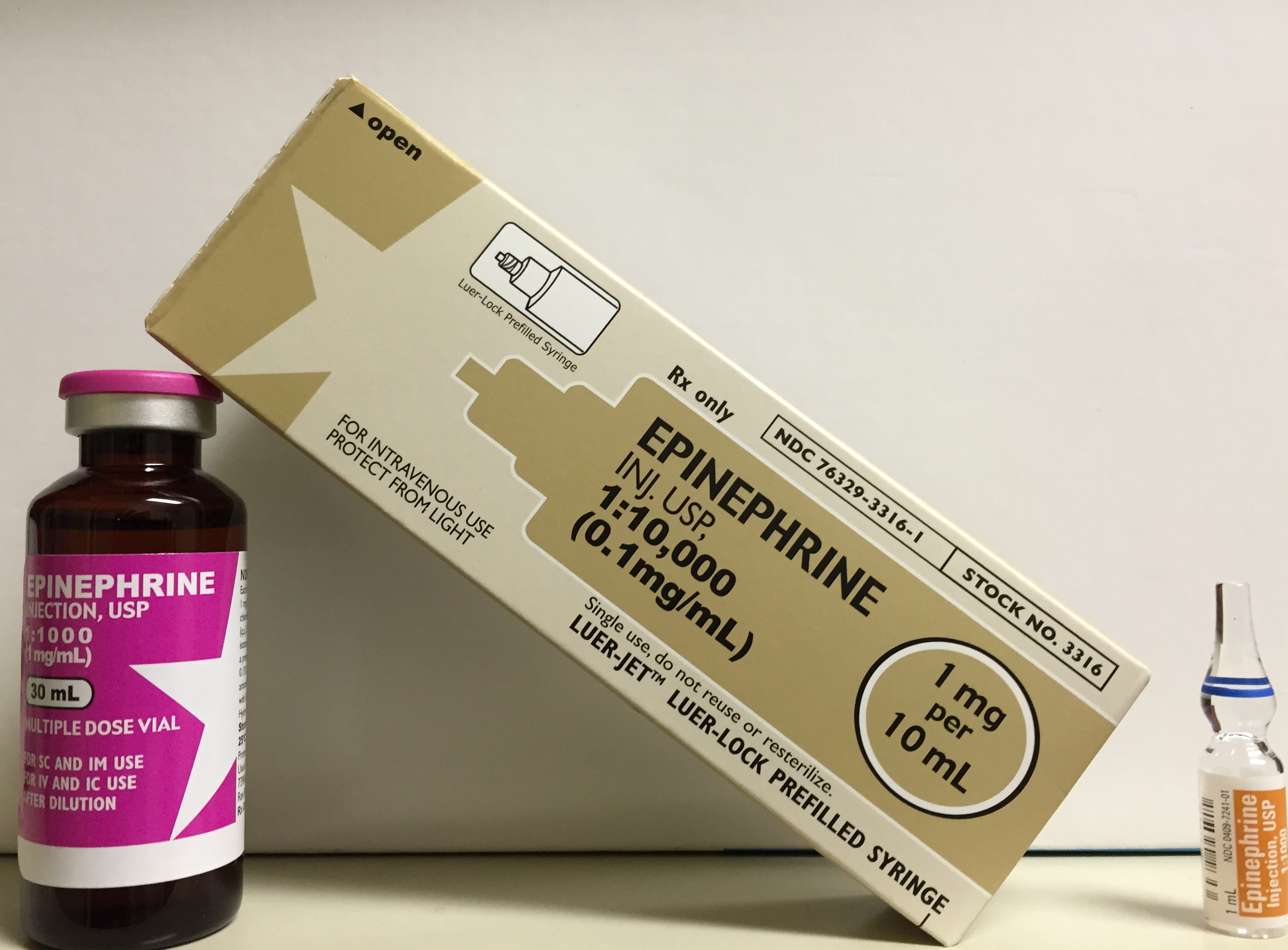 Epinephrine 0.1mg/ml